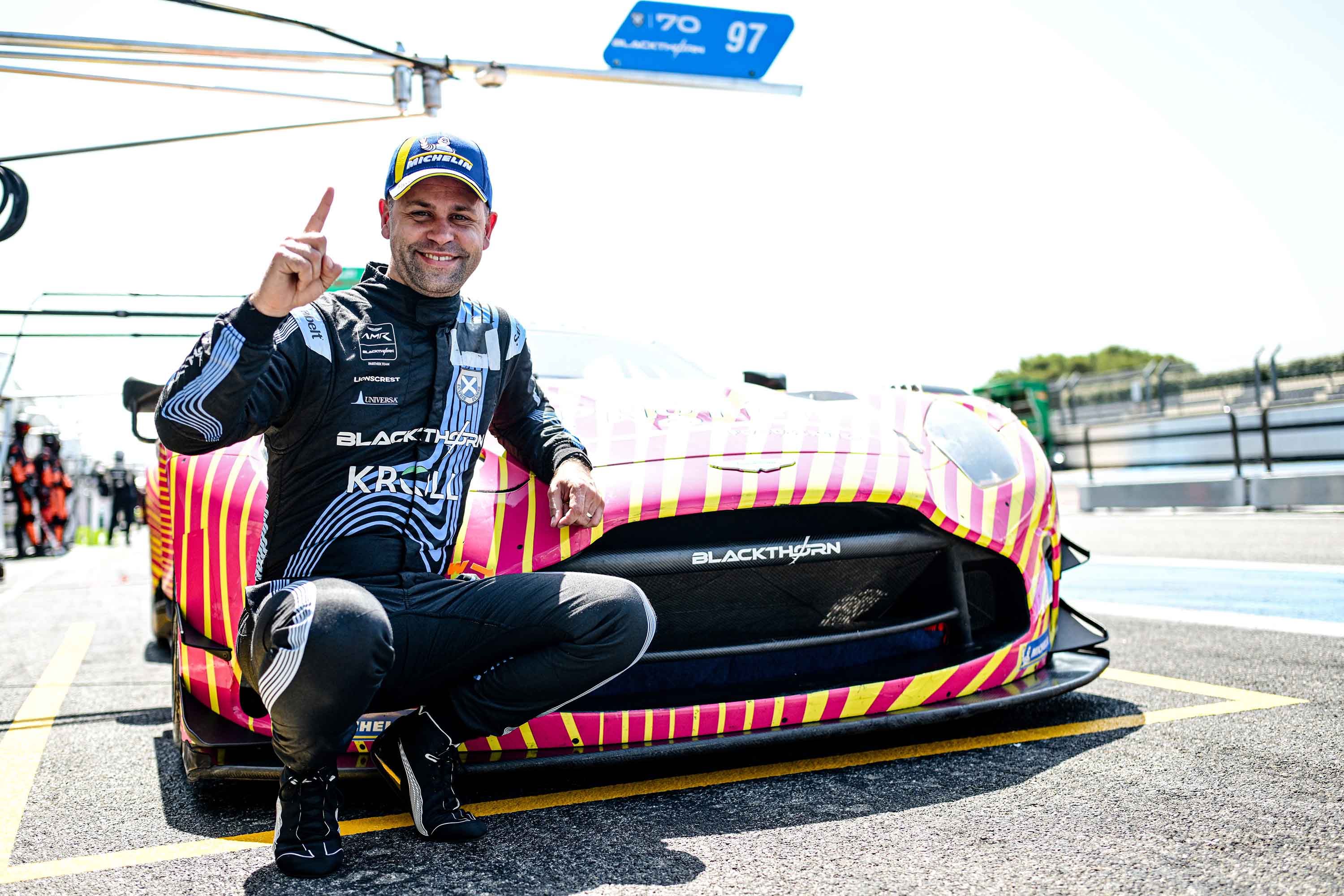 Maiden pole for the Blackthorn Aston and Jonny Adam